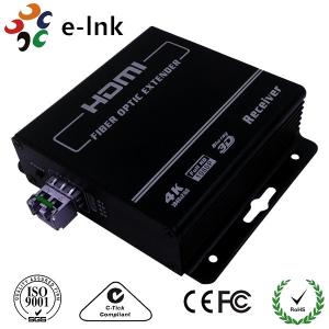 China 100Ω Impedance 4K EDID, SFP Port HDMI Over Fiber Optic Extender 3840*2160/30P factory