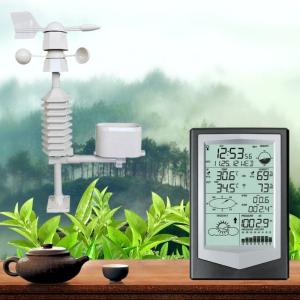 China Customized Support OEM Data Downloadable Solar Weather Station For Outdoor Weight 1.8KG factory