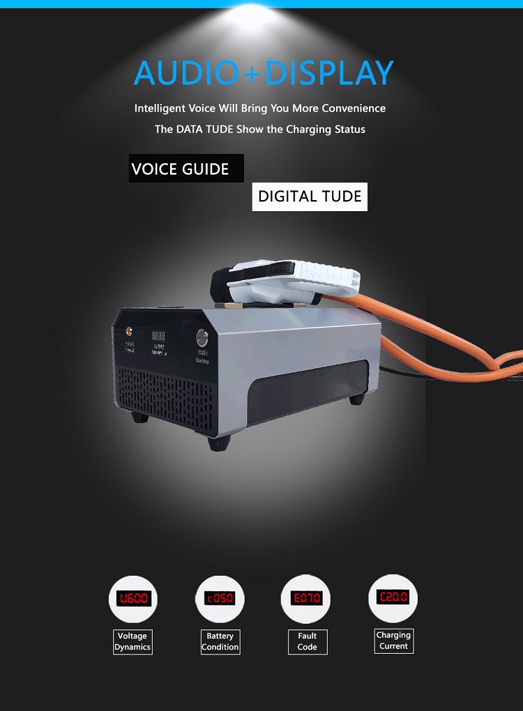 EN 61851 Standard 48V 3.3KW Fast Charge Electric Vehicle Portable EV DC Charger with CHAdeMO and CCS Connectors