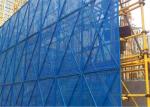 Fire Protection Self Climbing Scaffold System Safety Screens Reusable For