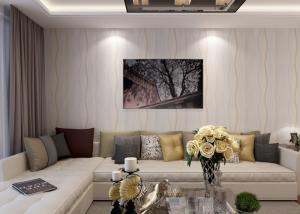 China Superior Quality Non-woven Modern Removable Wallpaper for Living Room factory