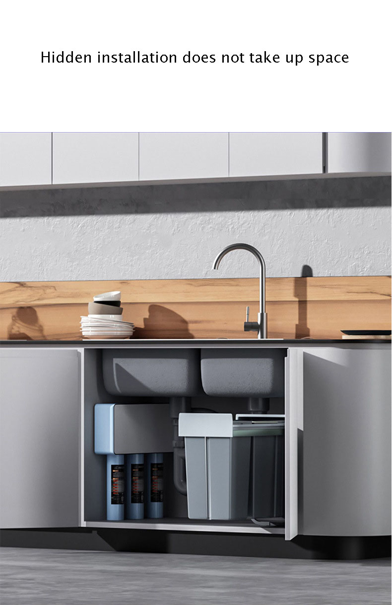 Pull Out Cabinet Rectangle Kitchen Waste Compost Bin Under Sink Waste Bin