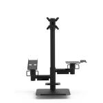 POS Machine Stand Pole Mounting Solutions With 360° Rotatable Around Pole