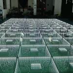 Hotel Magic Mirror Abyss Floor Tiles Game Hall Bar Wedding Double Tunnel Dance