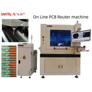 Inline PCB Router Machine 0.5mm Thickness CNC Spindle Printed Circuit Board