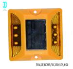 LED Safe Cat Eye Road Reflector Solar Dock Lights 100h After Fully Charged