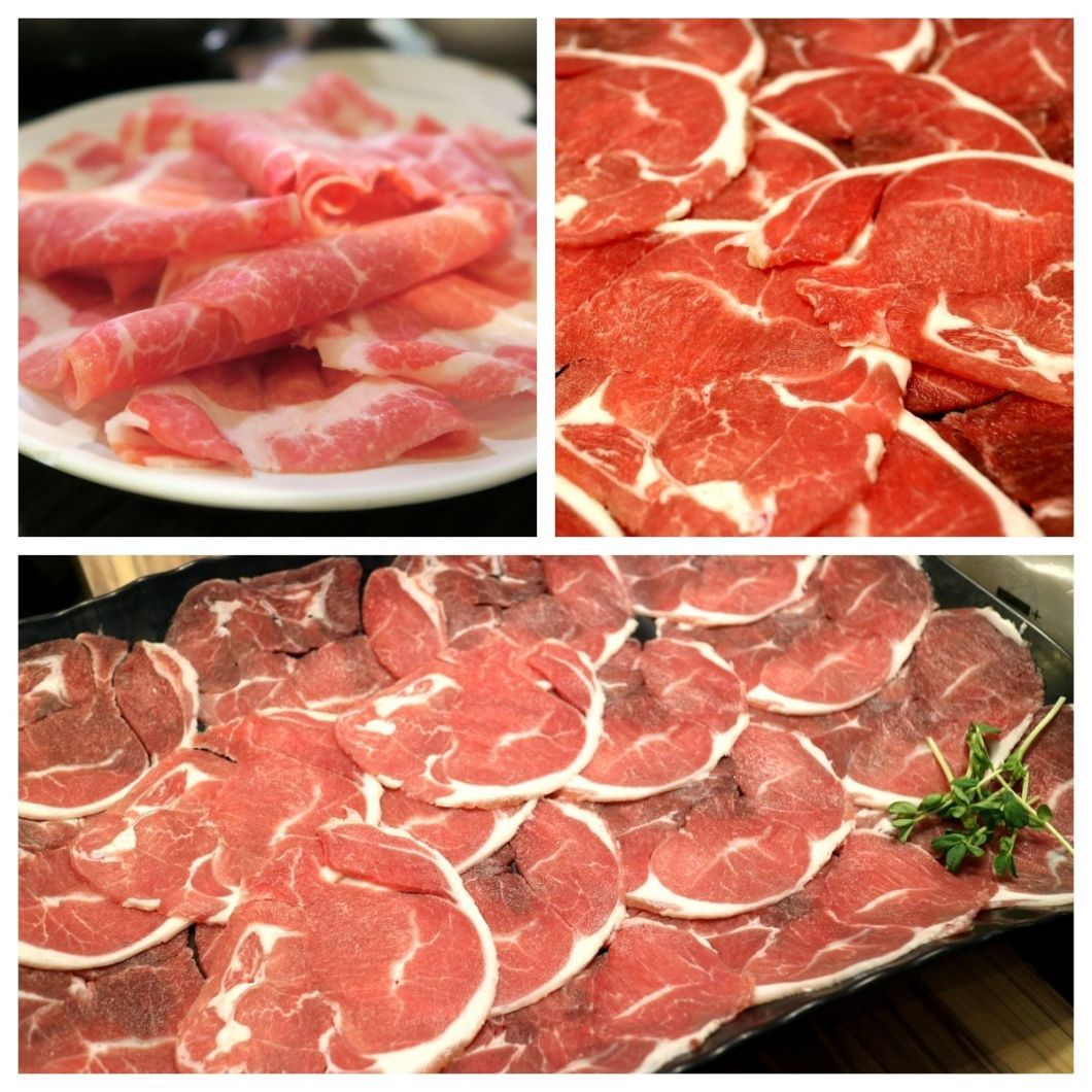 High Efficiency Fully Automatic Commercial Stainless Steel Lamb Roll Frozen Meat Slicer