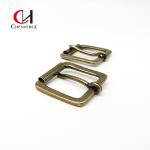Square Roller Belt Buckle Zinc Alloy Retro Imitation Copper Color Changeable