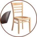 Modern Style Fabric Foam Sponge Cover Wood Chair for Solid Wood Hotel Dining