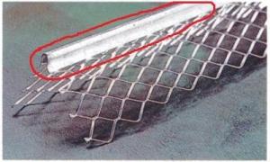 China Hot Dipped Galvanized Corner Bead , 2.7 Meter 30mm Wings Plaster Angle Bead factory