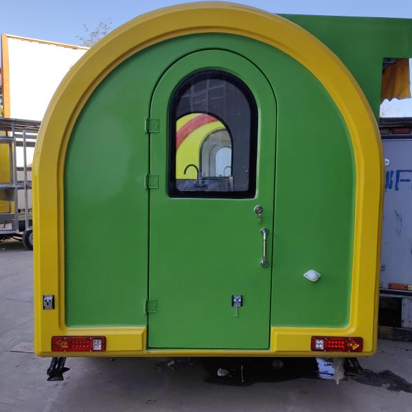 food trailer Coffee Hot Dog Food Carts With Full Kitchen, Mobile Ice Cream Food Trailer