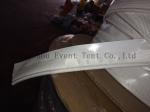 10mm Tent Accessories PVC Fabric 850gsm 30mm Double Flap Keder For Advisement