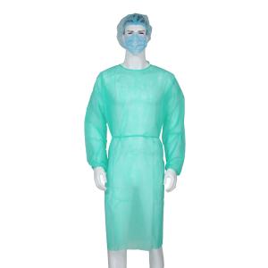 China Non Woven Disposable Isolation Gowns Lint Free Breathable For Hospital factory