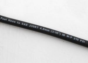 China ID 3/16 Inch Smooth Fiber Braided Flexible Fuel Hose For Diesel , Oil Fuel , 20 Bar factory