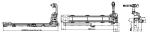 Industrial Robot Ground Rail For Spraying Industry KL4000 0.05mm Repeatability