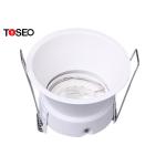 White Anti Glare Cob Recessed Downlight , Mr16 Bathroom Downlights