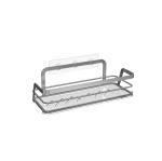 Stylish Bathroom Organizer Suction Cup Iron Wire Rack Stainless Steel No