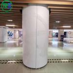 Decoration Interior Curved Aluminum Sheet Metal Wall Panels Column Seamed Cover