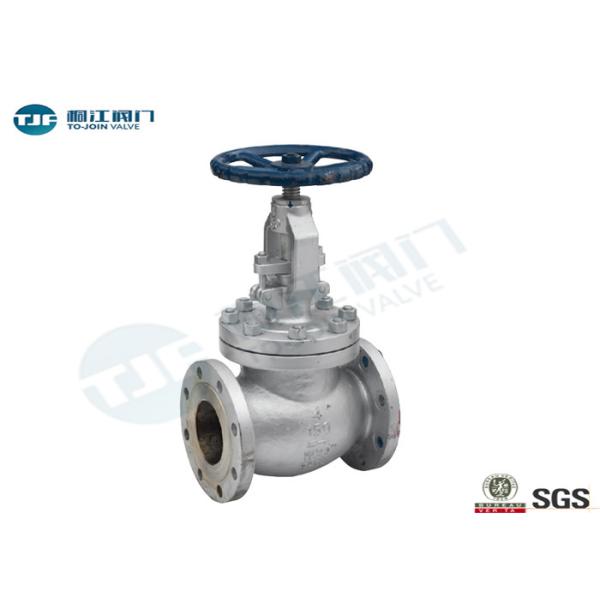 China Power Industry CF8M Globe Stop Valve Class 150 LB Flange ANSI B 16.5 factory