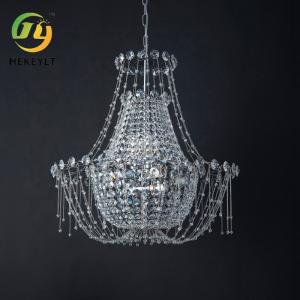 China Post Modern Luxury Crystal Chandelier Living Room Restaurant Villa Hotel Bedroom Chandelier factory