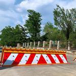Standard Carbon Steel Road Block Spikes With LED Lights Access Control