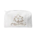 Eco Friendly Women'S Embroidery Canvas Makeup Bag