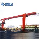 High Performance Single Girder Gantry Crane L Type Electric Trolley Custom Color