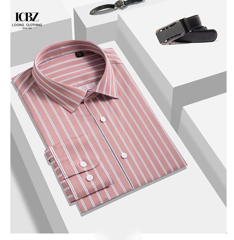 Male Men's Short White Printed Shirt Dress in Viscose/Polyester/Spandex Fabric Type