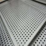 Round Hole Aluminum Perforated Sheet Perforated Steel Sheet Q235