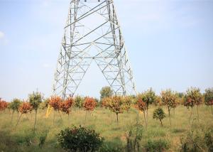China ASTM 123 Hot Dip Galvanized 230KV Lattice Steel Pylon ,Overhead Transmission Line Tower factory