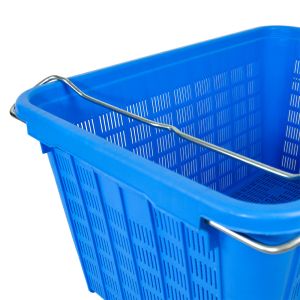 Stackable Mesh Crate for Moving Vegetables Customized Color and Logo Turnover