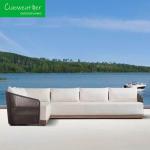 Modern Waterproof Solid Wood Sofa Set for Outdoor Villa Leisure Teak Wood Garden
