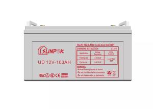China Sunpok 12V 100Ah 150Ah Gel Batteries: For Safe &amp; Efficient Solar Energy Storage factory