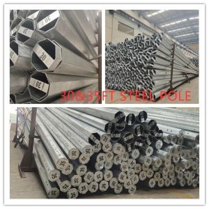 11KV 33KV Hot Dip Galvanized Connical Pole