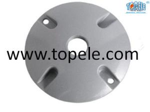 China UL One / Two/Three Holes Round Electrical Conduit Box Cover For Lamp Holder factory
