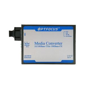 China rj45 to Fiber Single Mode LFP Media Converter 1310nm 60 km half - duplex factory