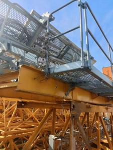 China Yellow Heavy Duty Building Construction Crane 6513-8 with Spare Parts factory