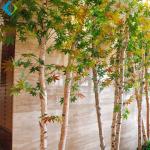 Indoor Fake Birch Tree For Window Display Decoration 5-10 Years Life Time