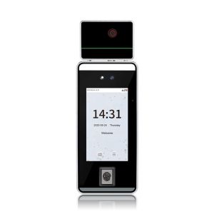 5 Inch Touch Screen Dynamic Facial Recognition Device With Temperature Sensor