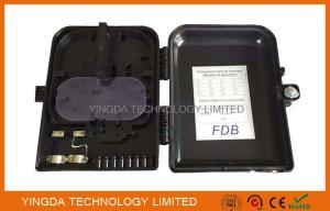 China 2In 16Out Fiber Access Terminal Box, Uncut Cable Termination Box for PLC Splitter Black Plastic factory
