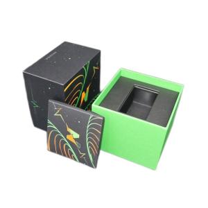 China Spot UV Printing Custom Watch Packaging Box 12.5x12.5x10.5CM factory