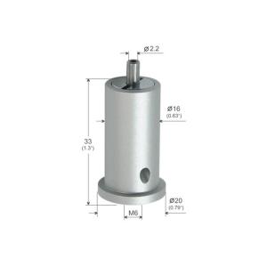 China M6 Aircraft Cable Grippers Brass Plated Nickel Siede Exit Cable Lock For Ceiling Intallation factory