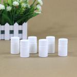 SCREW CAP Lid Mini Pill Container for 30ml Plastic White Medicine Jar in HDPE