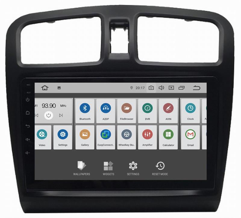 Ouchuangbo car stereo navigation for Dongfeng 330 support BT MP3 mirror link android 9.0 OS 4+64