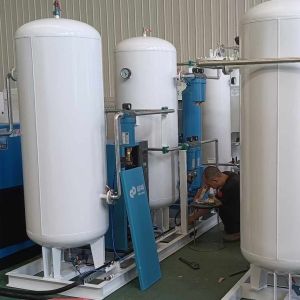 Onsite Air Compressor Air Separation Oxygen Machine With Cylinders Backup