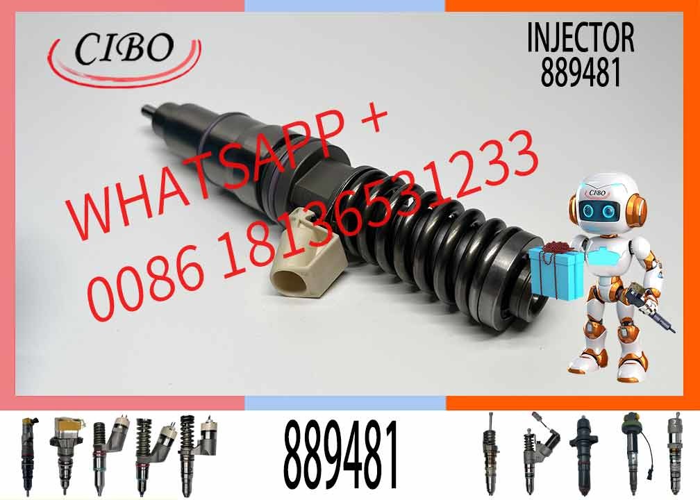 Common Rail Injector 33800-84400 33800-84410 3380084400 BEBE4C09101 for Hyundai Truck D6CB Diesel Engine