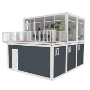 China Steel Door Outdoor Prefabricated Container House for Modular Tiny Storage Office Homes factory