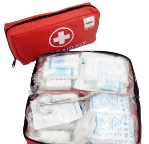China Emergency Mini Car First Aid Kit For Road Trip Supplies Vehicle Outdoor DIN 13164 factory