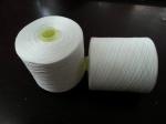 Green Blue Red White Spun Polyester Thread , 20s Polyester Yarn