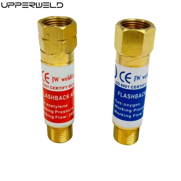 Upper Oxygen Acetylene Flashback Arrestor with 1.5 bar and 10 bar Working Pressure